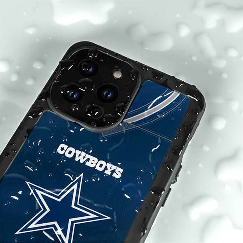 NFL Dallas Cowboys Team Jersey iPhone 15 Pro Waterproof Case