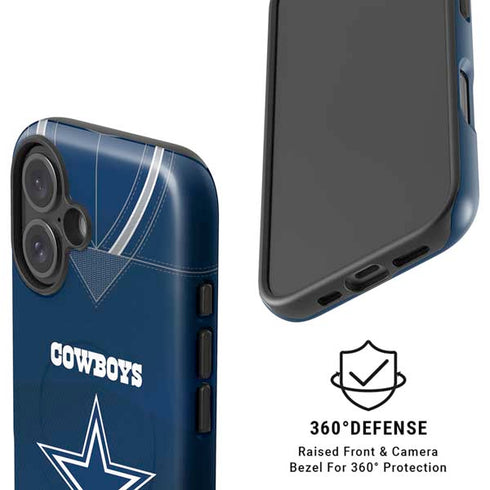 NFL Dallas Cowboys Team Jersey iPhone 16 Magsafe Impact Case