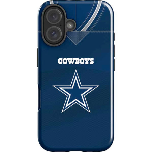 NFL Dallas Cowboys Team Jersey iPhone 16 Plus Impact Case