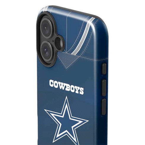 NFL Dallas Cowboys Team Jersey iPhone 16 Plus Impact Case