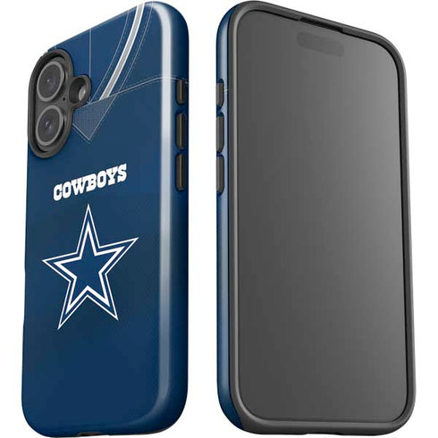 NFL Dallas Cowboys Team Jersey iPhone 16 Plus Impact Case