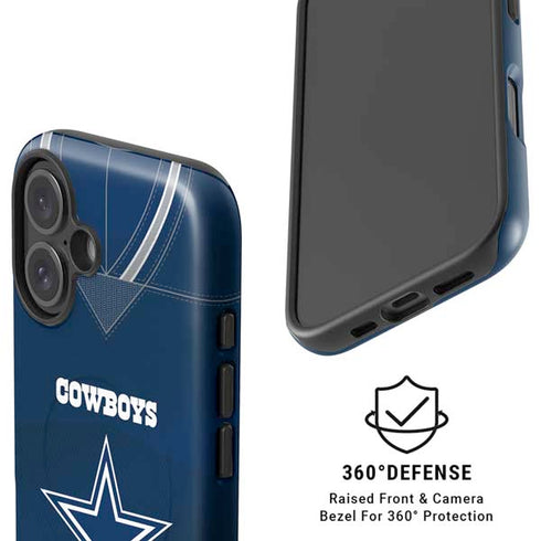 NFL Dallas Cowboys Team Jersey iPhone 16 Plus Magsafe Impact Case