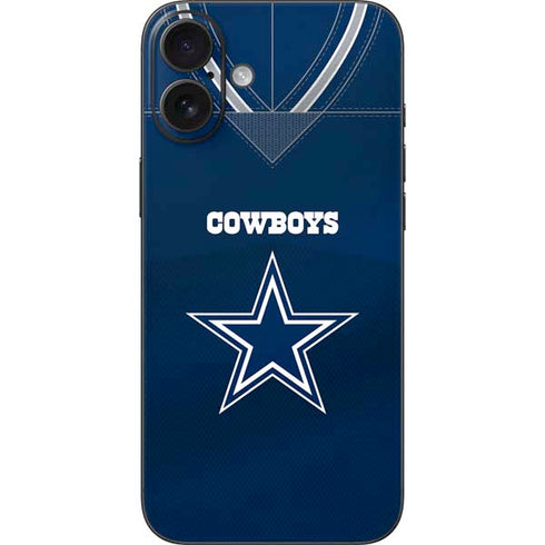 NFL Dallas Cowboys Team Jersey iPhone 16 Plus Skin