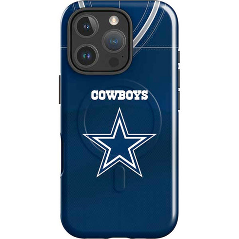 NFL Dallas Cowboys Team Jersey iPhone 16 Pro Magsafe Impact Case