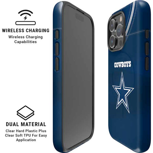 NFL Dallas Cowboys Team Jersey iPhone 16 Pro Max Magsafe Impact Case