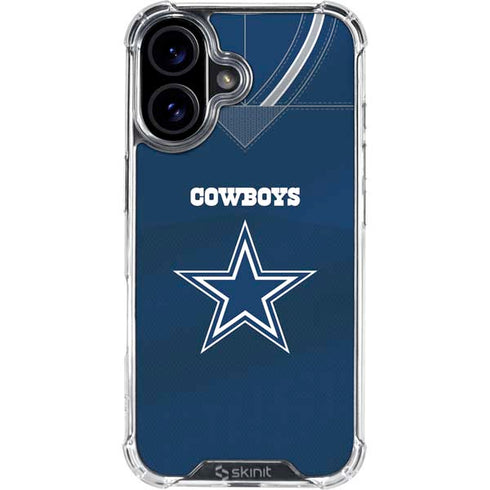 NFL Dallas Cowboys Team Jersey iPhone 17 Clear Case