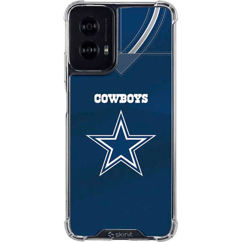 NFL Dallas Cowboys Team Jersey Moto G Power 5G (2024) Clear Case