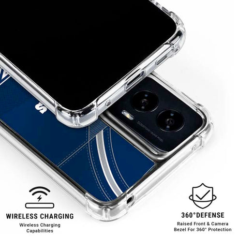 NFL Dallas Cowboys Team Jersey Moto G Power 5G (2024) Clear Case