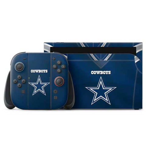 NFL Dallas Cowboys Team Jersey Nintendo Switch 2 (2025) with Joy-Con Skin