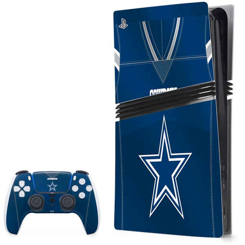 NFL Dallas Cowboys Team Jersey PS5 Pro Bundle Skin