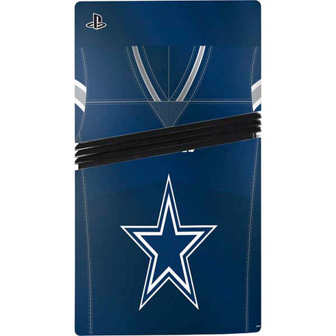 NFL Dallas Cowboys Team Jersey PS5 Pro Console Skin