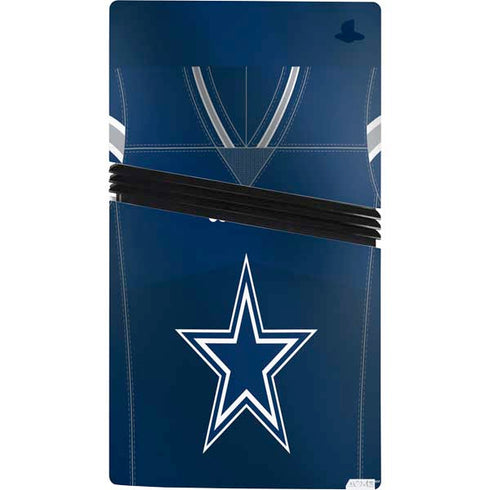 NFL Dallas Cowboys Team Jersey PS5 Pro Console Skin