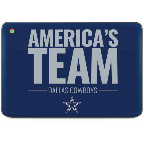 NFL Dallas Cowboys Team Motto HP Chromebook Skin