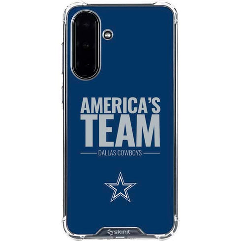NFL Dallas Cowboys Team Motto Galaxy A36 5G Clear Case
