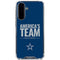 NFL Dallas Cowboys Team Motto Galaxy A36 5G Clear Case