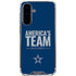 NFL Dallas Cowboys Team Motto Galaxy A36 5G Clear Case