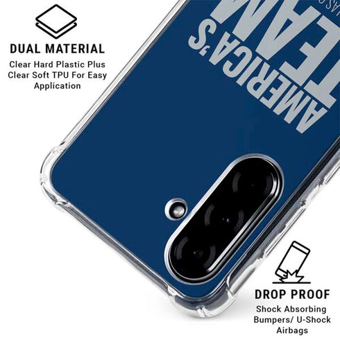 NFL Dallas Cowboys Team Motto Galaxy A36 5G Clear Case