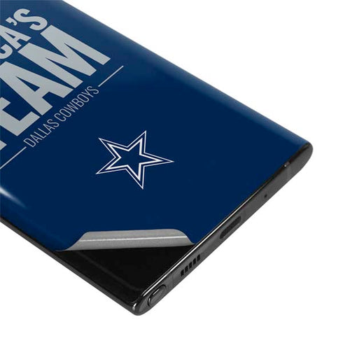 NFL Dallas Cowboys Team Motto Galaxy Note 10 Plus Skin
