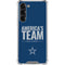 NFL Dallas Cowboys Team Motto Galaxy S24 FE Clear Case
