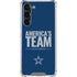 NFL Dallas Cowboys Team Motto Galaxy S24 FE Clear Case