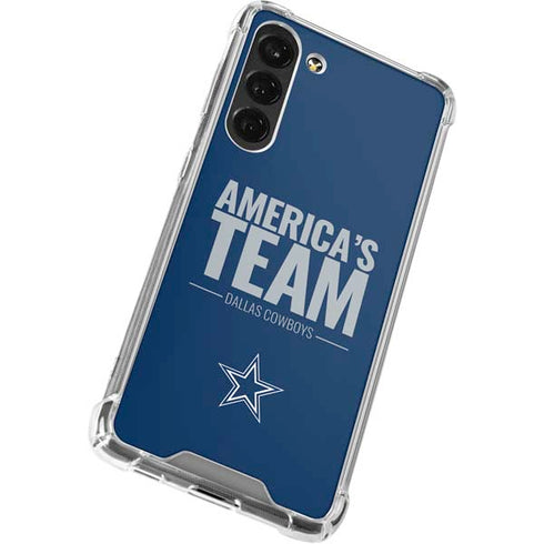 NFL Dallas Cowboys Team Motto Galaxy S24 FE Clear Case