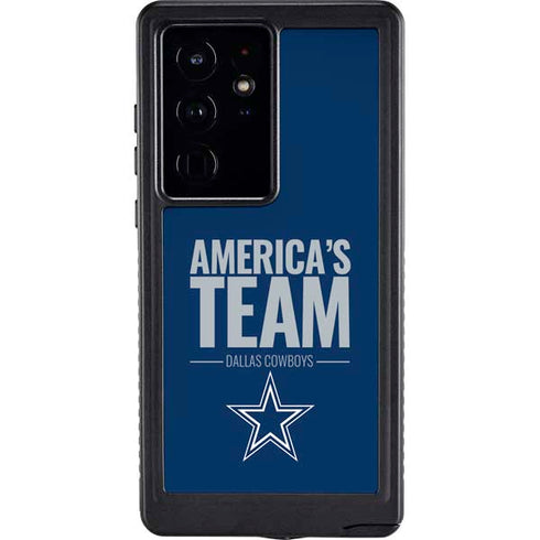 NFL Dallas Cowboys Team Motto Galaxy S24 Ultra Waterproof Case