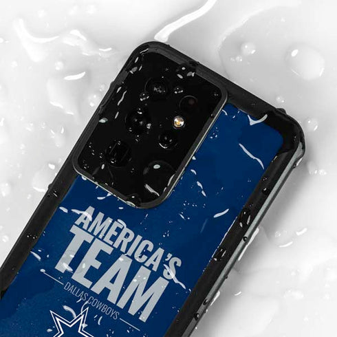 NFL Dallas Cowboys Team Motto Galaxy S24 Ultra Waterproof Case
