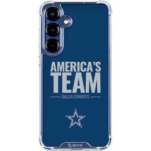 NFL Dallas Cowboys Team Motto Galaxy S25 Clear Case