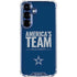 NFL Dallas Cowboys Team Motto Galaxy S25 Clear Case