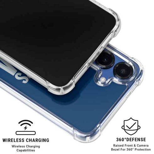 NFL Dallas Cowboys Team Motto Galaxy S25 Clear Case