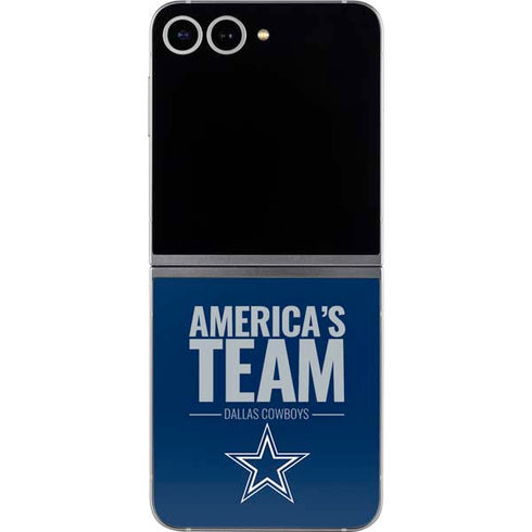NFL Dallas Cowboys Team Motto Galaxy Z Flip6 Skin