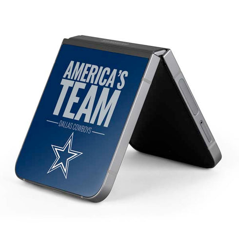 NFL Dallas Cowboys Team Motto Galaxy Z Flip6 Skin