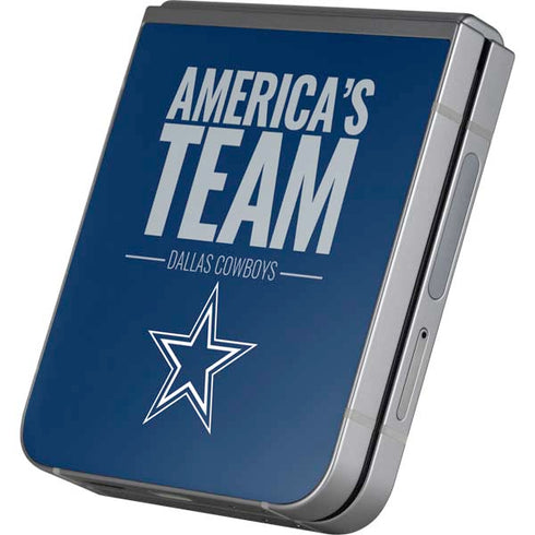 NFL Dallas Cowboys Team Motto Galaxy Z Flip6 Skin