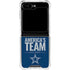 NFL Dallas Cowboys Team Motto Galaxy Z Flip6 Clear Case