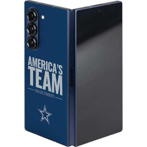 NFL Dallas Cowboys Team Motto Galaxy Z Fold6 Skin