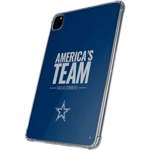 NFL Dallas Cowboys Team Motto iPad Pro 11in (2024) Clear Case