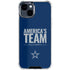 NFL Dallas Cowboys Team Motto iPhone 15 Clear Case