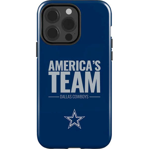 NFL Dallas Cowboys Team Motto iPhone 15 Pro Impact Case