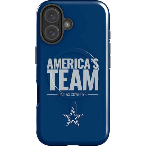 NFL Dallas Cowboys Team Motto iPhone 16 Magsafe Impact Case