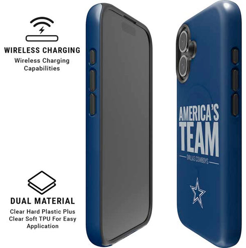 NFL Dallas Cowboys Team Motto iPhone 16 Magsafe Impact Case