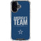 NFL Dallas Cowboys Team Motto iPhone 16 Plus Clear Case