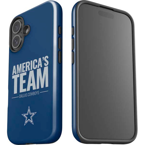 NFL Dallas Cowboys Team Motto iPhone 16 Plus Impact Case