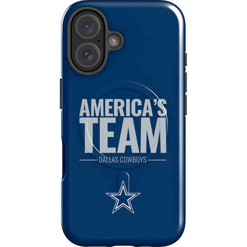 NFL Dallas Cowboys Team Motto iPhone 16 Plus Magsafe Impact Case