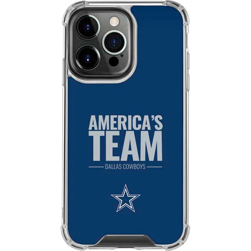 NFL Dallas Cowboys Team Motto iPhone 16 Pro Clear Case