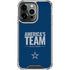 NFL Dallas Cowboys Team Motto iPhone 16 Pro Clear Case