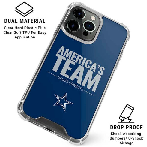 NFL Dallas Cowboys Team Motto iPhone 16 Pro Clear Case