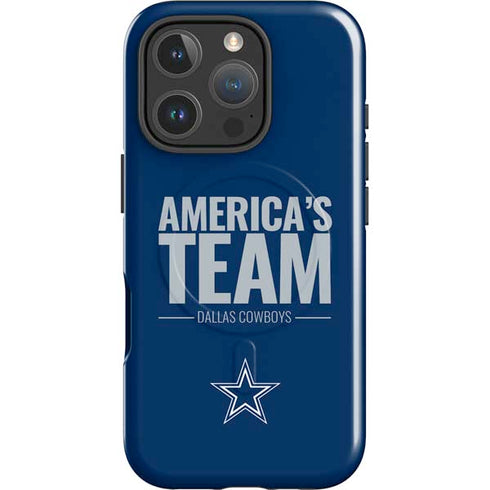 NFL Dallas Cowboys Team Motto iPhone 16 Pro Magsafe Impact Case