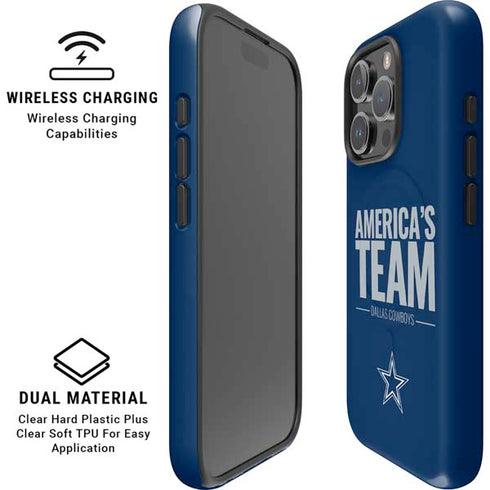 NFL Dallas Cowboys Team Motto iPhone 16 Pro Magsafe Impact Case