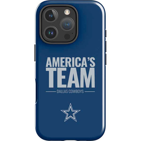 NFL Dallas Cowboys Team Motto iPhone 16 Pro Max Impact Case