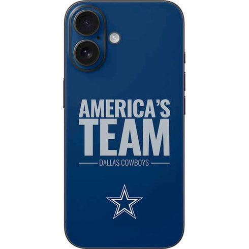 NFL Dallas Cowboys Team Motto iPhone 16 Skin